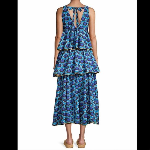 RHODE
Leela Sleeveless Print Tiered Dress - Picture 4 of 9